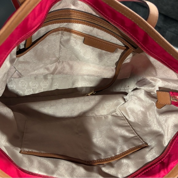 Michael Kors Red Tote Bag - Picture 4 of 8